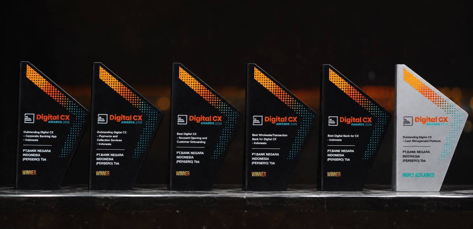 BNI borong enam penghargaan Digital CX Awards 2026